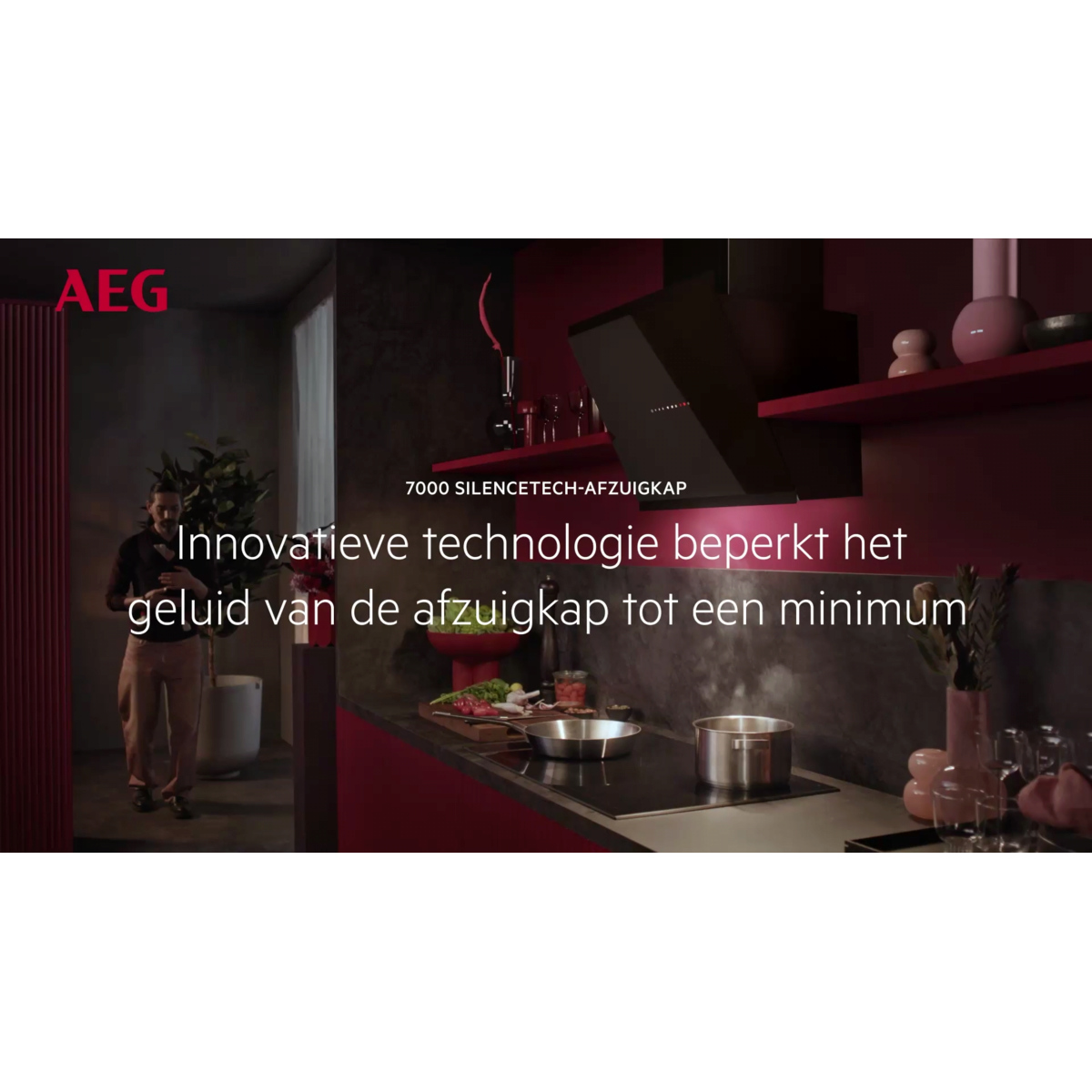 AEG - Wandafzuigkap - GV77D61SB