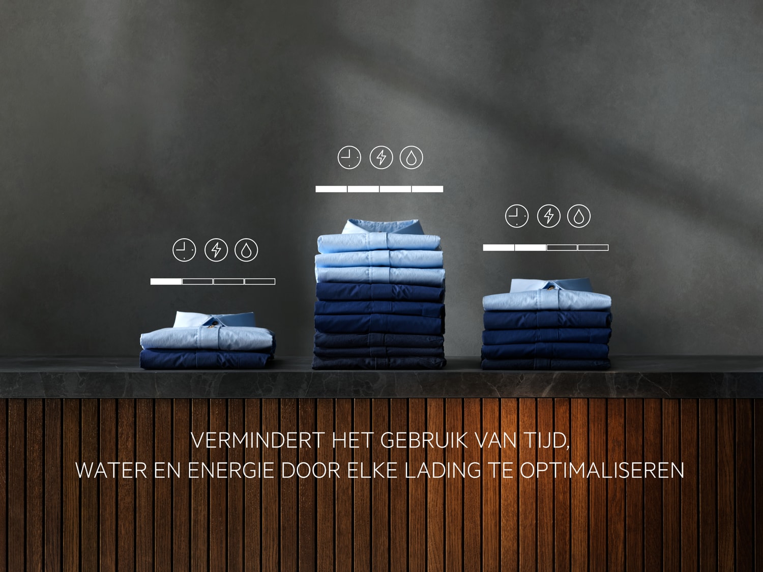 ProSense®: vermindert het gebruik van tijd, water en energie door elke lading te optimaliseren