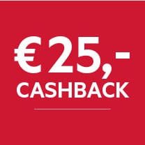 25 euro cashback